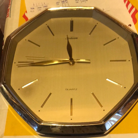 Sunbeam Wall Decor Sunbeam Quartz Wall Clock Poshmark